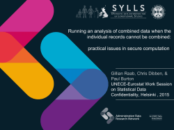 Presentation - UNECE Statistics Wikis