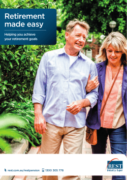 Retirement made easy - REST Industry Super