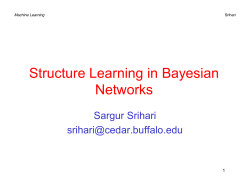 Structure Learning in Bayesian Networks