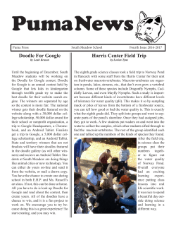 Doodle For Google Harris Center Field Trip