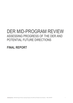 Attachment A - Final Draft Report of the DER MPR