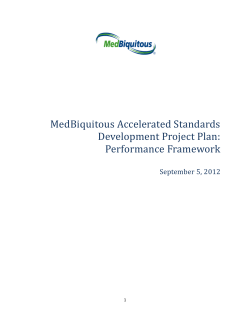 MedBiquitous Standards Development Process: Technical