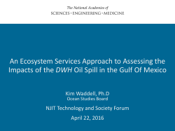 Dr. Kim Waddell from National Academies