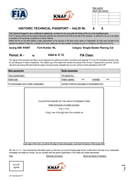 Each page of this form, as well as the edge of each photograph