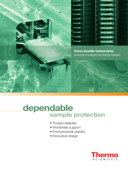 Brochure: Cytomat Series Automated Incubators and Storage