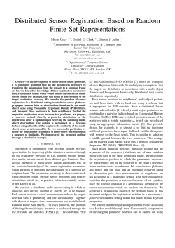 Distributed Sensor Registration Based on Random Finite Set