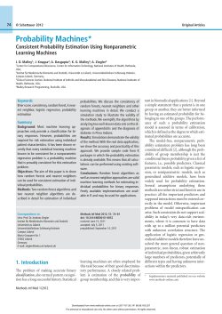 Probability Machines