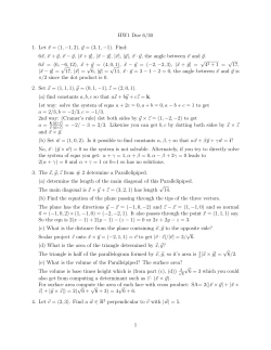 HW1 Due 6/30 1. Let x