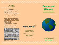 Peace and climate general flyer