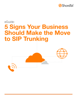 5 Signs Your Business Should Make the Move to SIP Trunking