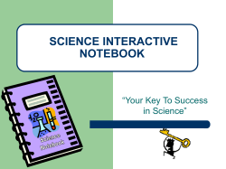 SCIENCE INTERACTIVE NOTEBOOK