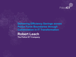 Peter Francis - Modernising Justice 2017