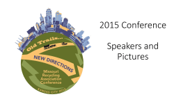 2015 Conference Speakers and Pictures