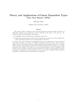 Theory and Applications of Linear Dependent Types