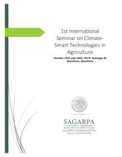 1st International Seminar on Climate