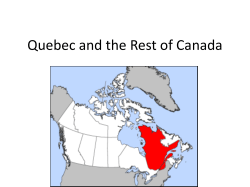 Canada and the World