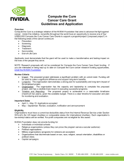 NVIDIA Foundation - Silicon Valley Community Foundation