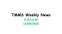 TMMS Weekly News - Thurgood Marshall Middle School – Lynn, MA