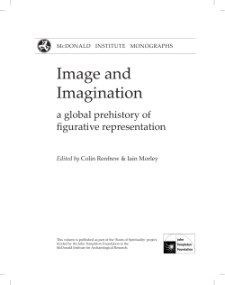 Image and Imagination - McDonald Institute for Archaeological