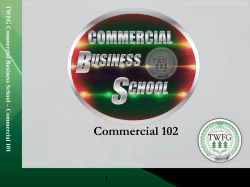 Commercial 102 PPT