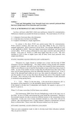 Subject : Computer Networks - E