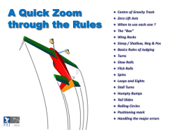 (CGT) Zero Lift Axis (ZLA)