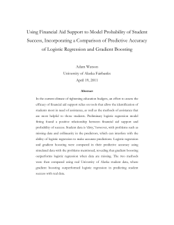 Using Financial Aid Support to Model Probability of Student Success