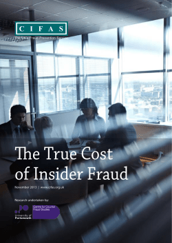 The True Cost of Insider Fraud