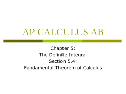 AP CALCULUS AB