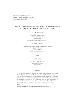 the ramsey number for theta graph versus a clique of order three