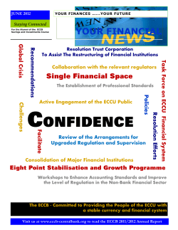 June - Eastern Caribbean Central Bank