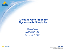 Demand Generation for System-wide Simulation