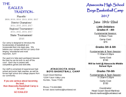 Atascocita High School Boys Basketball Camp 2017