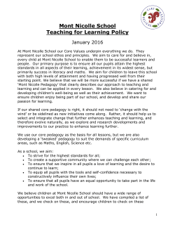 Teaching and Learning Policy