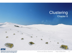 Clustering - Distributed Computing Group