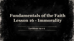 Conclusion - Oologah church of Christ