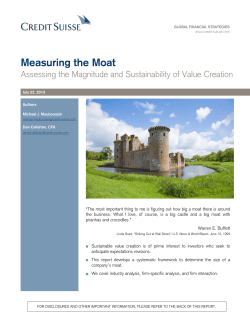 Measuring the Moat