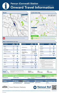 Local area map Buses Taxis