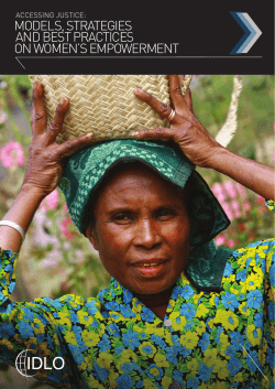 models, strategies and best practices on women`s
