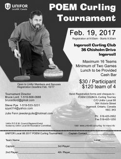 Tournament Director Bruce Lord 1-519-608