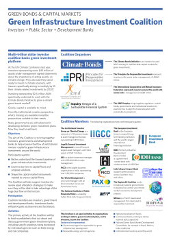 Green Infrastructure Investment Coalition