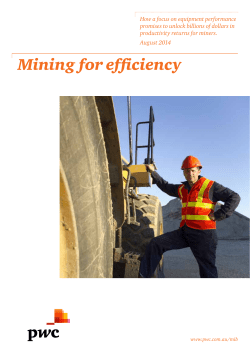 Mining for efficiency