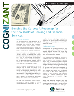 Bending the Curves: A Roadmap for the New