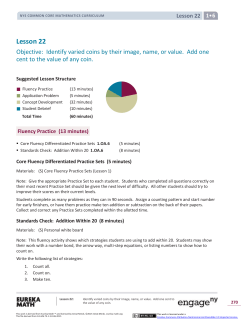 Grade 1 Mathematics Module 6, Topic E, Lesson 22