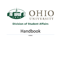 Handbook - Ohio University