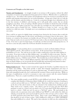 Submission DR676 - Eskay Kids - Childcare and Early Childhood