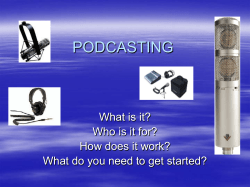 podcasting - PDF Text Files