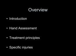 Hand trauma