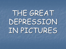 THE GREAT DEPRESSION IN PICTURES