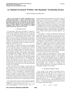 An Optimal Investment Problem with Randomly Terminating Income